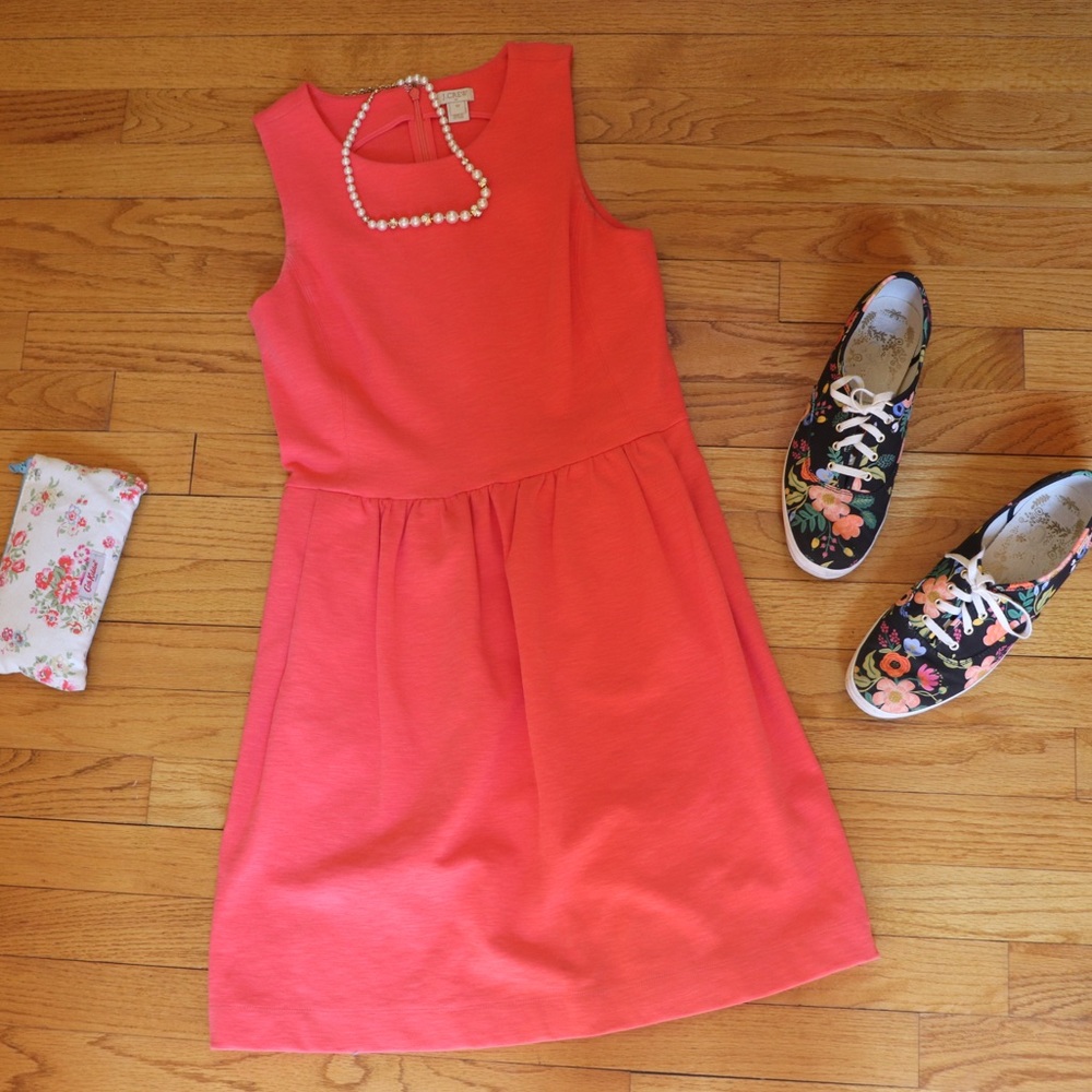 JCrew fit & flare dress, sz xs